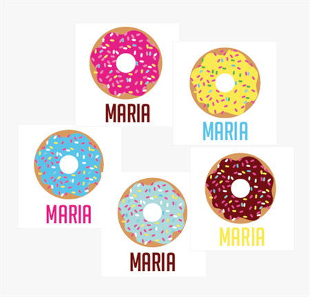 Tarjetitas Donuts 20u Pers